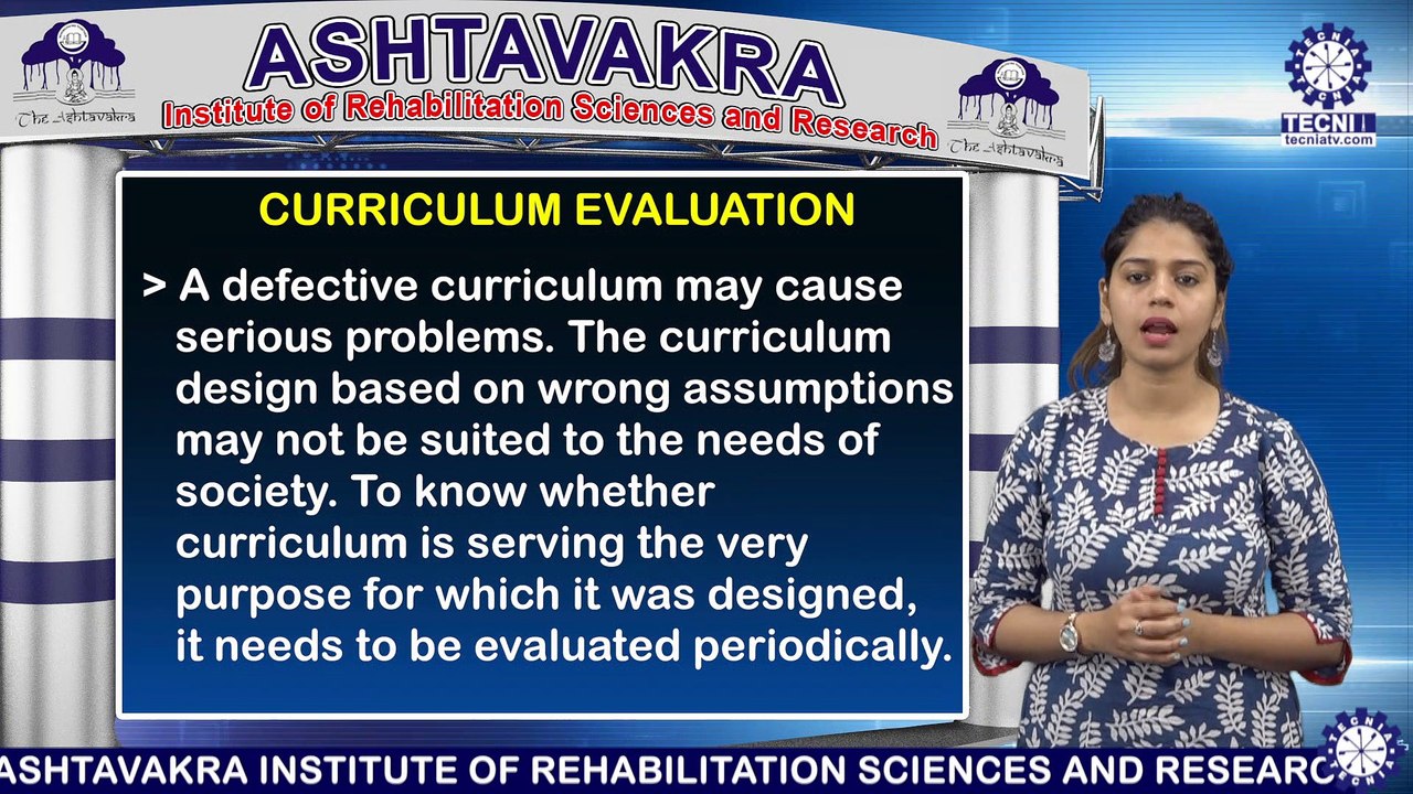 D.ED. SE (MR) || Ms. KHYATI KOHLI || CURRICULUM OVERVALUATION  || AIRSR || TIAS || TECNIA TV