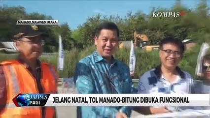 Tol Manado-Bitung Dioperasikan secara Fungsional Jelang Libur Natal dan Tahun Baru