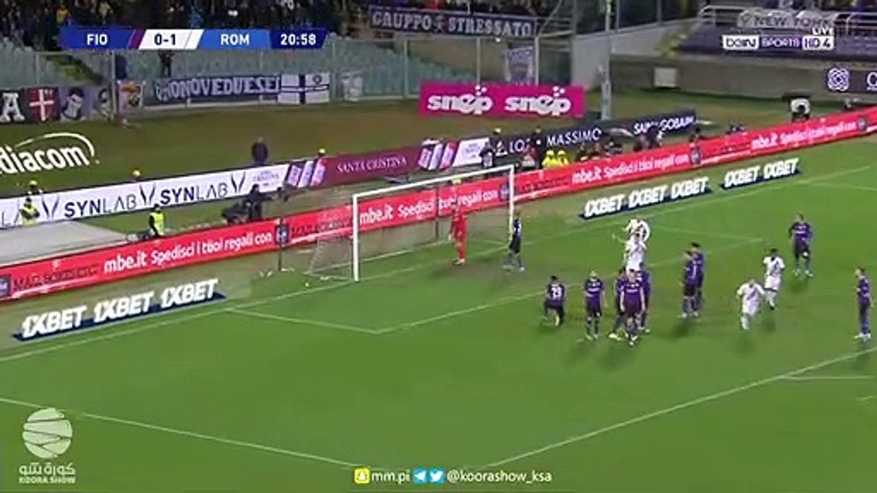 شاهد اهداف وملخص فوز روما القوي على فيورنتينا 4...