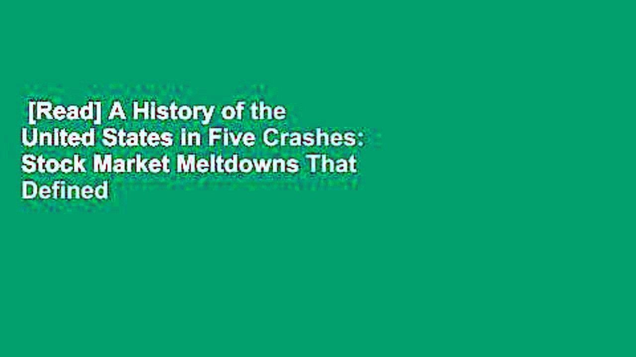 [Read] A History of the United States in Five Crashes Stock Market