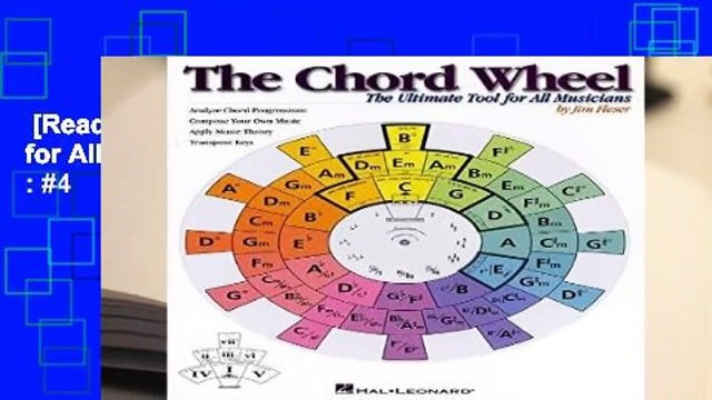 [Read] The Chord Wheel: The Ultimate Tool for All Musicians Best Sellers Rank : #4