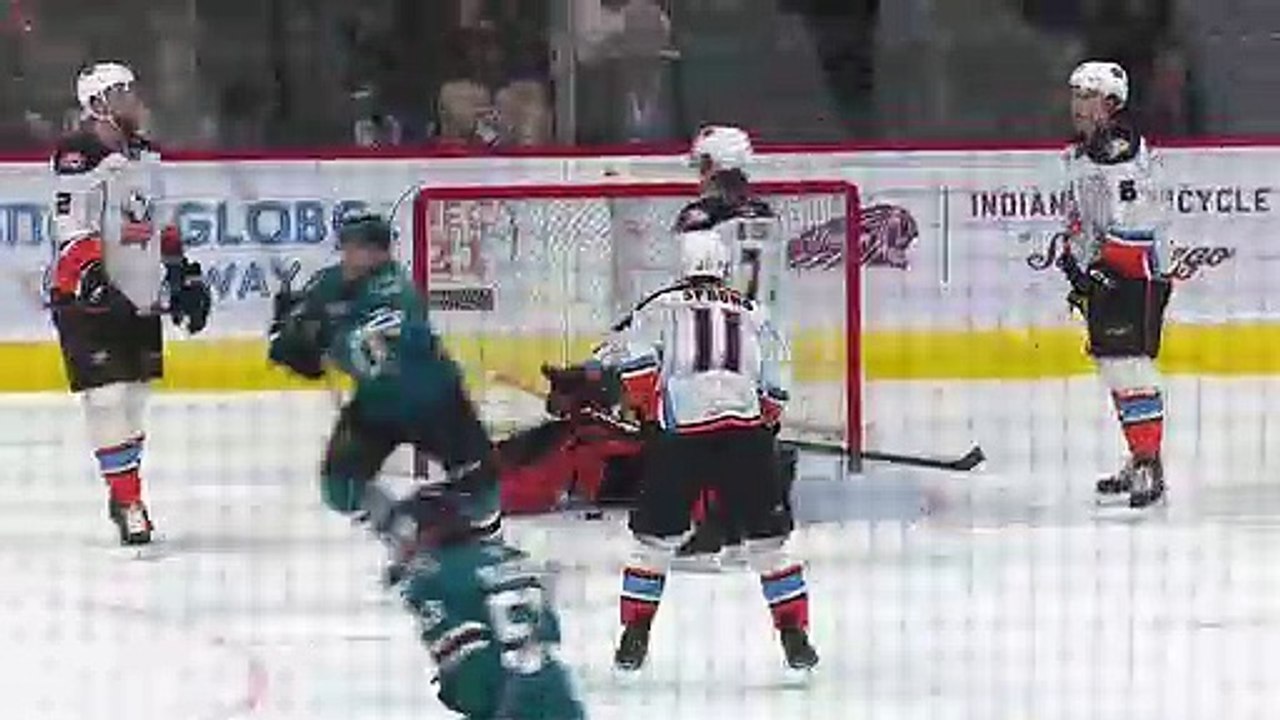 AHL Highlights - San Diego Gulls 2 vs. San Jose Barracuda 4