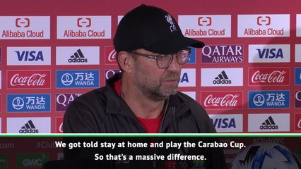 Download Video: Flamengo were told to win, we were told to play Carabao Cup - Klopp