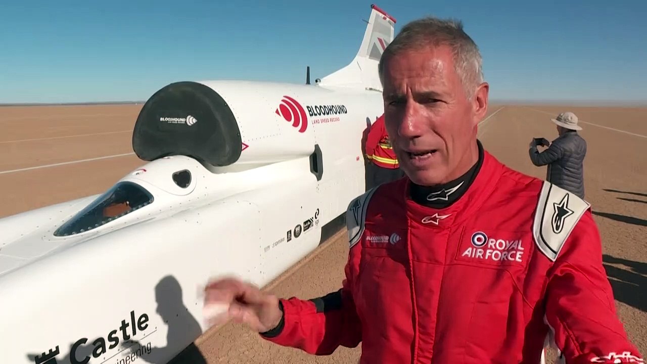 Bloodhound: Briten tüfteln am schnellsten Fahrzeug der Welt