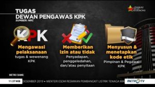 Ini Tugas Dewan Pengawas KPK