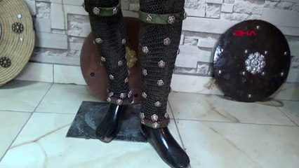 Tokat 40 bin demir halka ile muhafız zırhı yapıyor