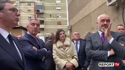 Mini-shengeni/ Vuçiç, Zaev dhe Djukanoviç vizitë në Durrës, Rama i njeh me dëmet nga tëremti