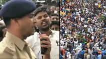 CAA 2019 : Rare Incident : Bengaluru Police Sings Jana Gana Mana to Win Over Anti CAA Activism