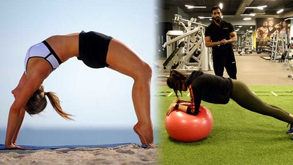 How To Do a Plank on Stability Ball | शरीर को लचीला बनाएगी ये एक्सरसाइज | Boldsky
