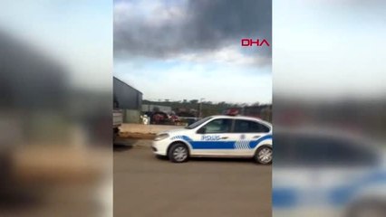 Kocaeli sanayi sitesinde yangın-1
