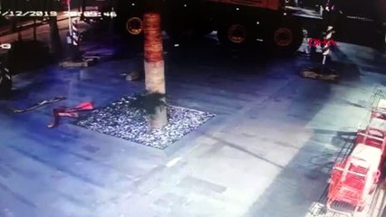 Muğla bodrum'da 1 kişinin öldüğü vinç kazası kamerada