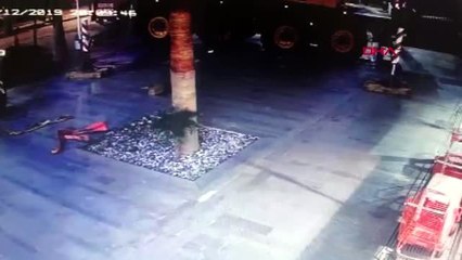 Muğla bodrum'daki vinç kazası kamerada
