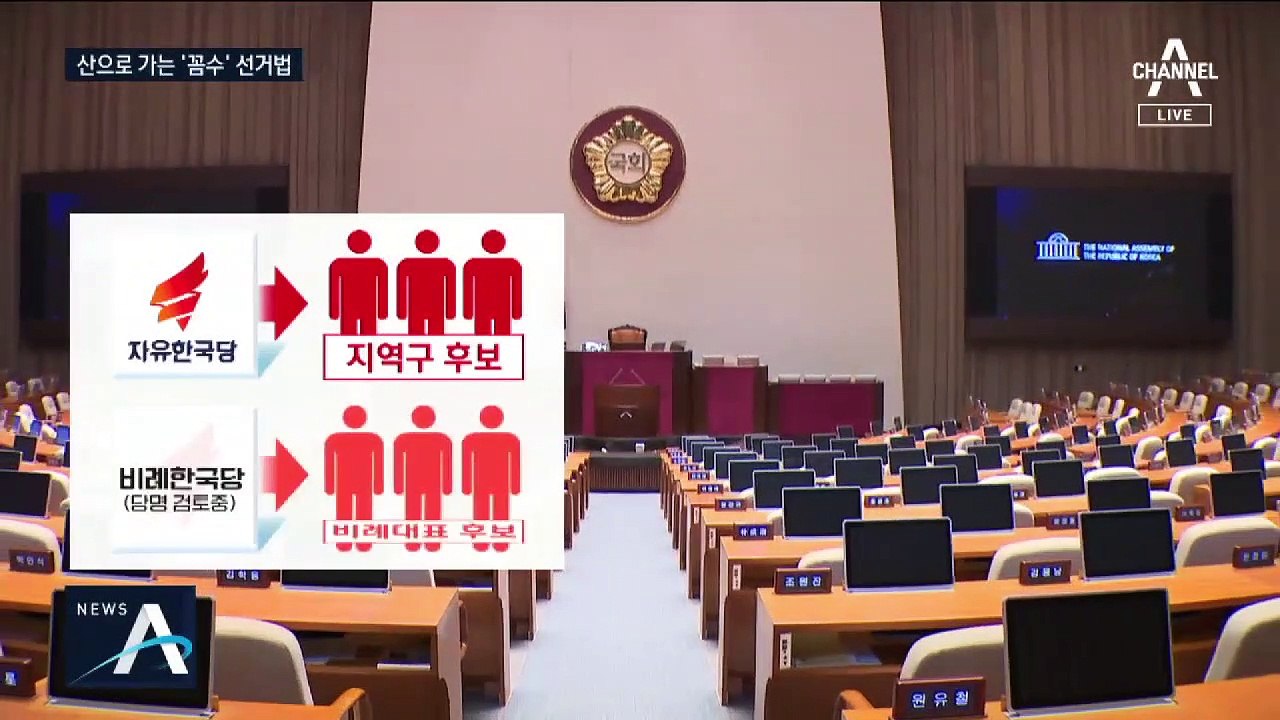한국당, ‘비례한국당’ 카드 압박…꼼수 전쟁 시작되나