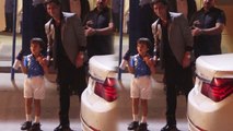 Shahrukh Khan's son AbRam Khan looks adorable with daddy at his school annual function | FilmiBeat