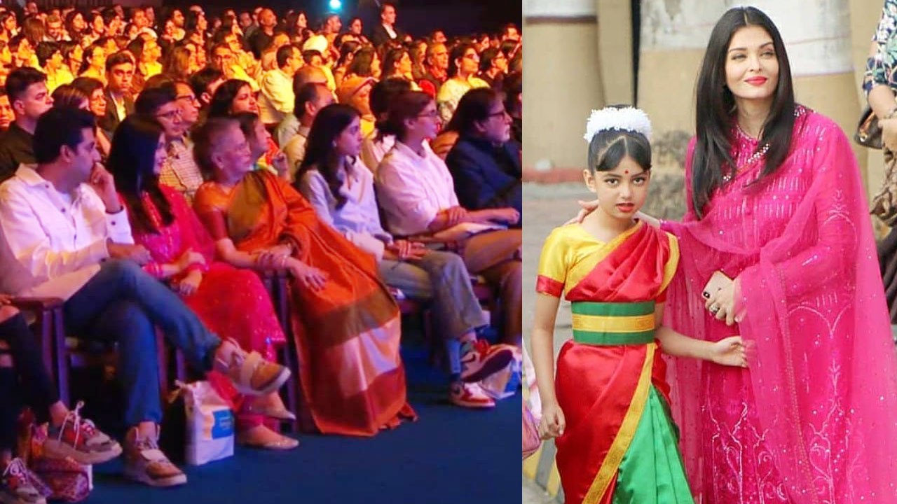 Aishwarya, Abhishek & Amitabh Bachchan Attends Aaradhya Bachchan Annual Day | FilmiBeat