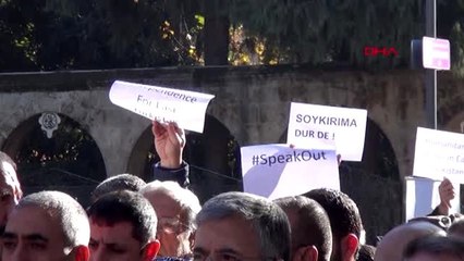 Şanlıurfa'da uygur türklerine destek eylemi