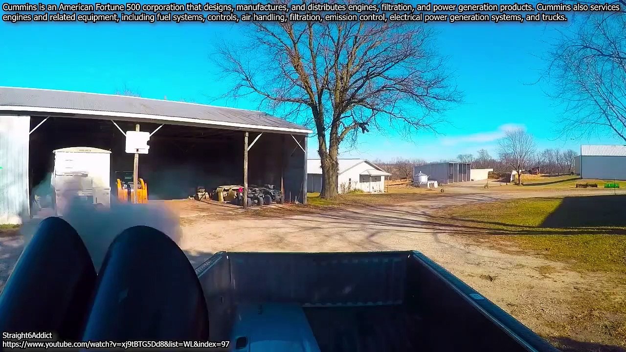 Extreme DIESEL CUMMINS Engines Trucks Cold Starting Up and Sound