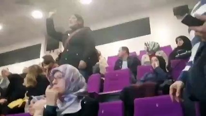 Trabzon Kadın Savunması’ndan gerici panele protesto: “Savaş aileye değil kadınlara açıldı!”