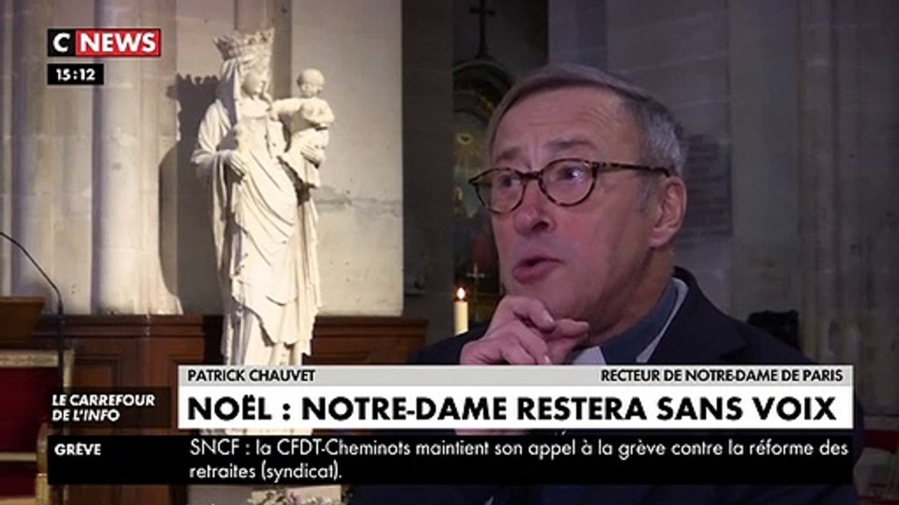 Pour la première fois depuis 1803, la cathédrale Notre-Dame de Paris ne connaîtra pas de messe de Noël