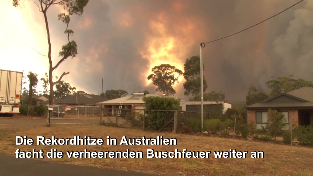 Rekordhitze in Australien facht Brände weiter an