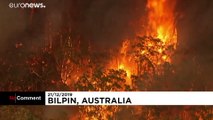 آتش‌سوزی گسترده در استرالیا همزمان با گرمای ۴۷ درجه