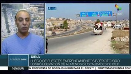 Ejército sirio sigue operación contra terroristas en Idlib