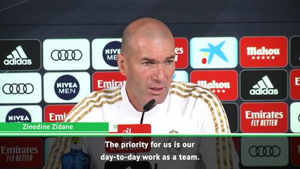 Zidane insists La Liga the priority for Real Madrid