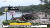 Tempête Fabien : Découvrez les images impressionnantes de la région d'Ajaccio fortement touchée, des maisons et des routes inondées