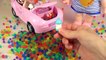 Baby Doll car toy and Orbeez Surprise eggs play