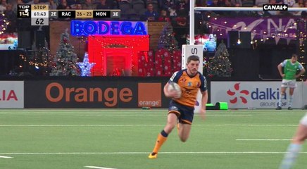 Le magnifique essai d'Anthony Bouthier face au Racing 92