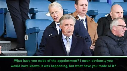 Everton have got a 'world class' manager in Ancelotti  - Ferguson