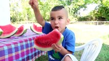 Learn Colors with Fruit Colorful Watermelon Kids Nursery Rhymes Song for Children