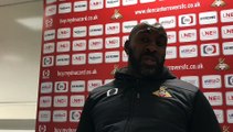 Darren Moore on draw with Accrington Stanley