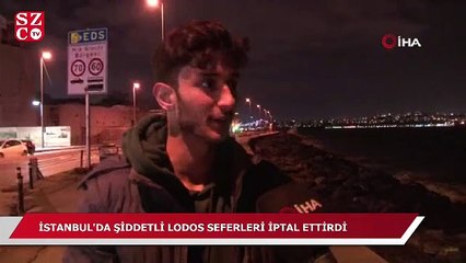 Fırtına feribot seferlerini iptal ettirdi!