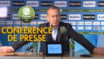 Conférence de presse AJ Auxerre - AS Nancy Lorraine (0-0) : Jean-Marc FURLAN (AJA) - Jean-Louis GARCIA (ASNL) - 2019/2020