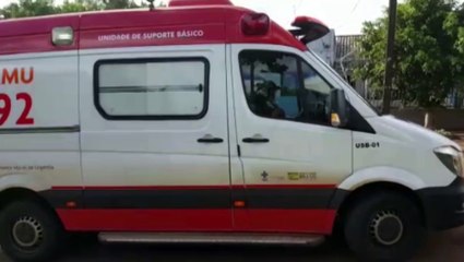 Uno atinge placa após forte batida no Parque São Paulo