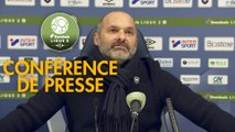 Conférence de presse SM Caen - Clermont Foot (0-0) : Pascal DUPRAZ (SMC) - Pascal GASTIEN (CF63) - 2019/2020
