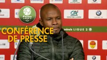 Conférence de presse US Orléans - FC Sochaux-Montbéliard (1-0) : Didier OLLE-NICOLLE (USO) - Omar DAF (FCSM) - 2019/2020