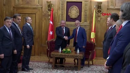 Tbmm başkanı şentop makedonya'da -1