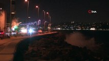İstanbul'da şiddetli lodos seferleri iptal ettirdi