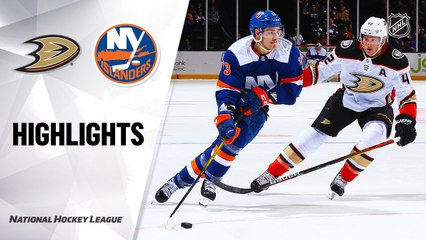 NHL Highlights | Ducks @ Islanders 12/21/19