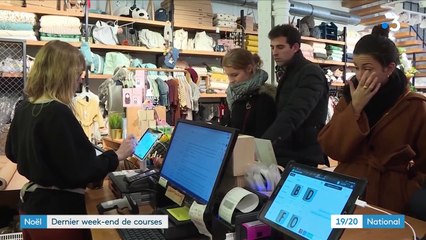 Noël : dernier week-end de courses
