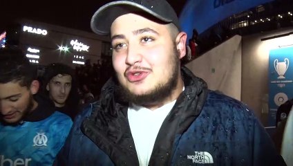 La joie des supporters marseillais après la victoire 3-1
