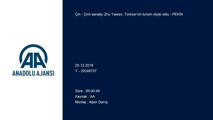 Çinli sanatçı Zhu Yawen, Türkiye’nin turizm elçisi oldu - PEKİN