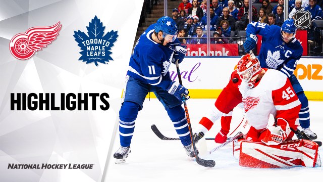 NHL Highlights | Red Wings @ Maple Leafs 12/21/19