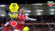 But Mathieu CAFARO (44ème pen) / Stade de Reims - Olympique Lyonnais - (1-1) - (REIMS-OL) / 2019-20