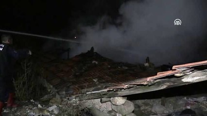 Başkentte gecekondu yangını: 1 yaralı