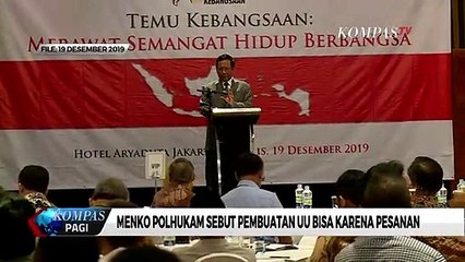 Mahfud MD: Ada Hukum yang Dibeli, Pasal-Pasal Dibuat Karena Pesanan