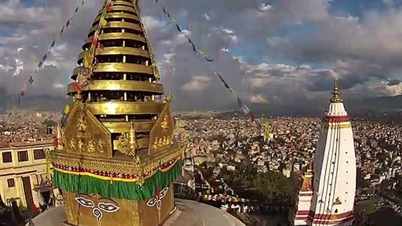 Monkey_Temple_Dji_drone_Kathmandu_Nepal