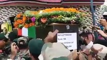indian army dead body come home sad moment  l l  Tribute to Indian Army